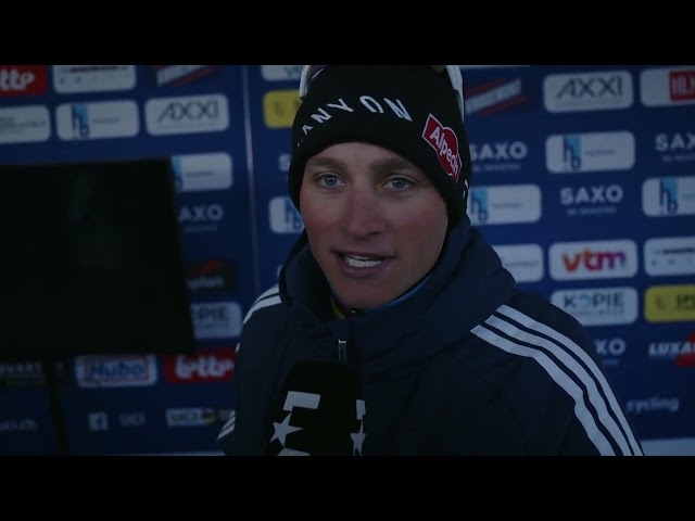 Mathieu van der Poel - Interview at the finish - E3 Saxo Classic 2026