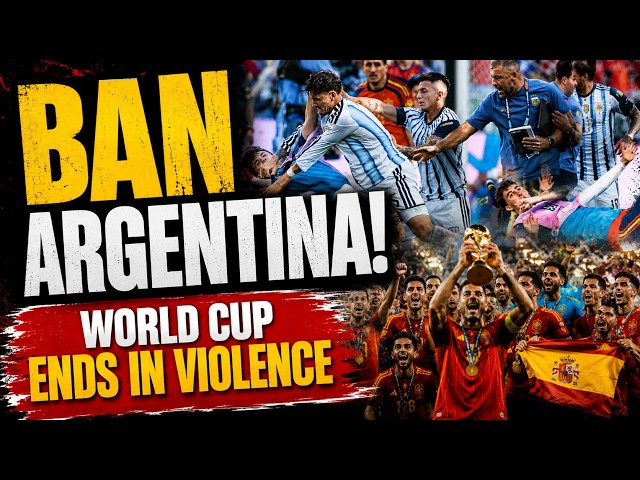 Ban Argentina Trends After Spain's FIFA World Cup 2026 Triumph Turns Violent | Football News
