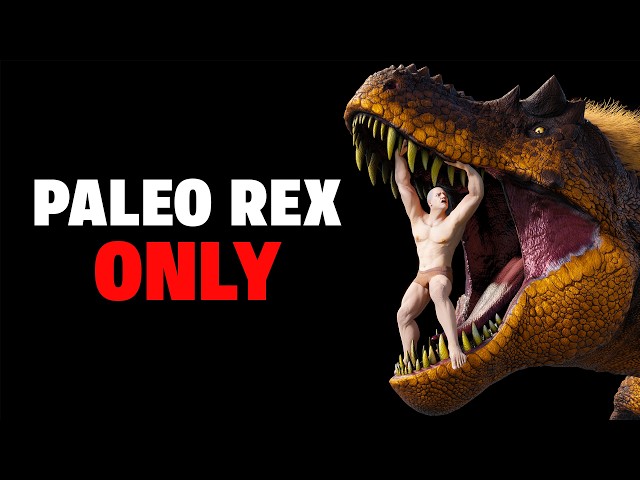 Ark But I Replaced Every Dino with a Paleo Rex