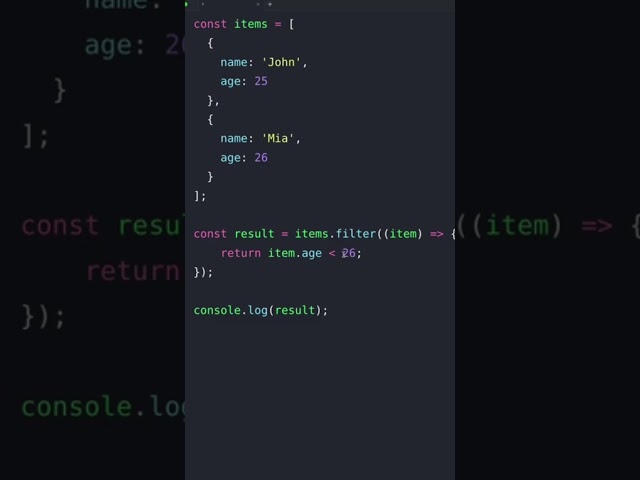 Array.filter() method explained | JavaScript Arrays