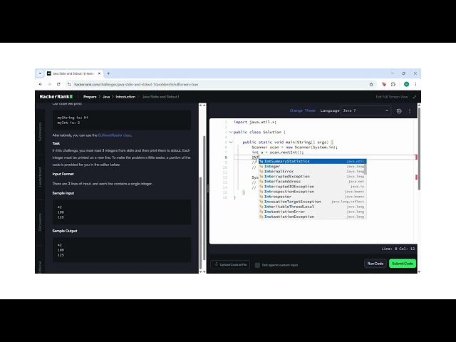 Java HackerRank Coding | Day 1 | Programing #trending #java #coding #hackerrank #viral