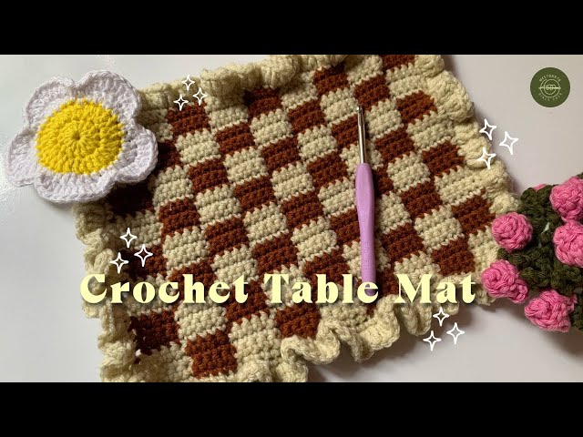 Crochet a table mat with me ✨🧶 | Beginner friendly | Malayalam explanation