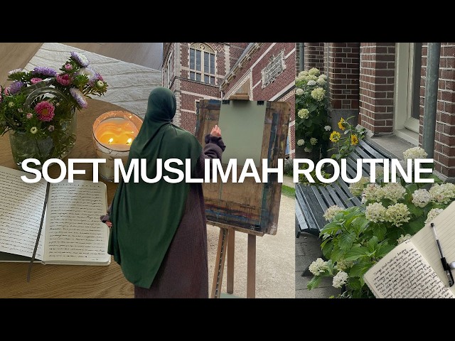 6AM daily routine to become a better Muslimah | Islamic studies, new journal, productive rest