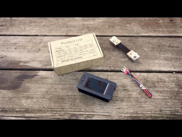 Unboxing MNJ Motor DC 9 in 1 Battery Monitor Meter with Shunt DIY Off Grid Portable Battery Station!