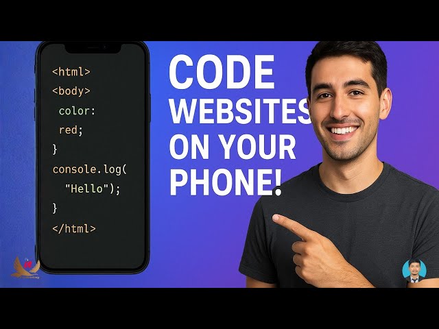 Lecture 14: Learn HTML, CSS & JavaScript on Your Phone! 📱 (No Laptop Needed) || Web Development