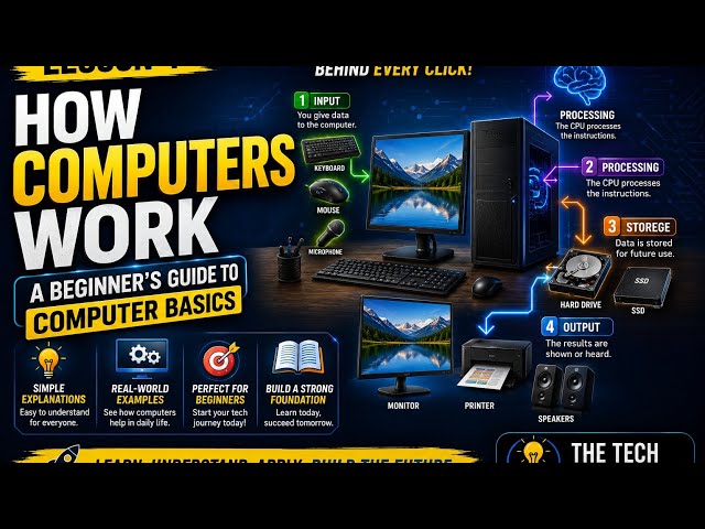  ✅ "How Computers Work: A Beginner's Guide to Computer Basics"-_LESSON 1