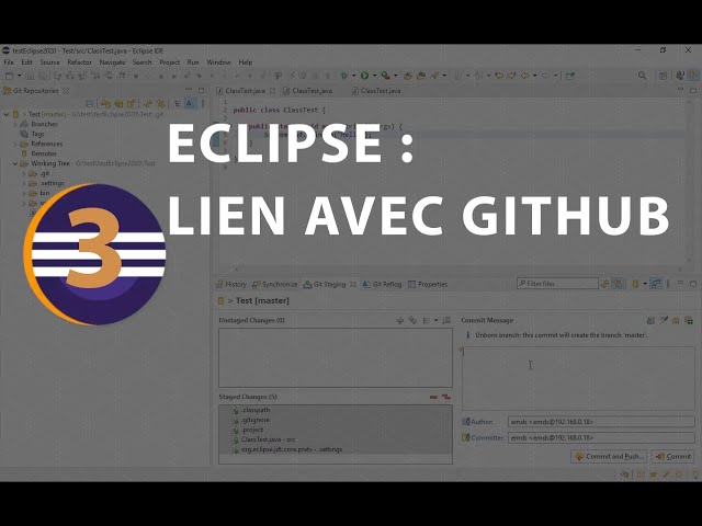 Eclipse n°3 : GitHub et Eclipse