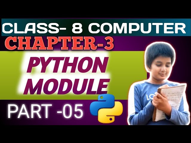 What is Python module? @SANDHYASHUKLA-h2y 