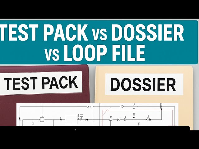 ✅ Test Pack vs Dossier vs Loop File 🔥 | Oil & Gas Documentation Explained with Examples