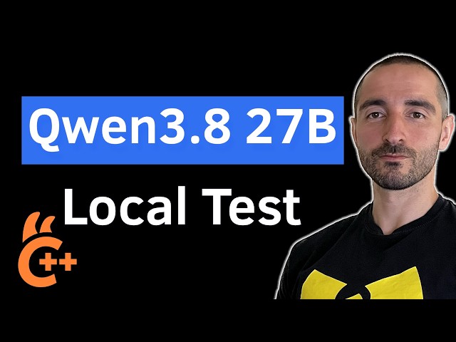 Qwen3.8 27B Local Test | New Open Weight 16GB Model King? | Coding with OpenCode and Agentic Work