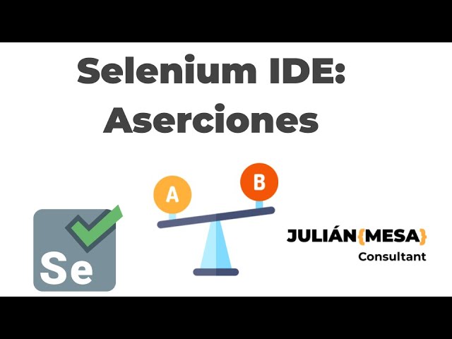Selenium IDE: Aserciones
