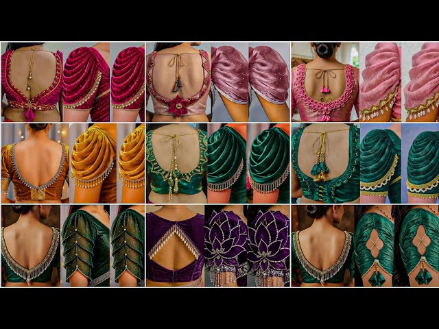 ♥️🌷65+❥ Matching Blouse Sleeve Designs 2025 || Blouse Sleeve Designs || Blouse design