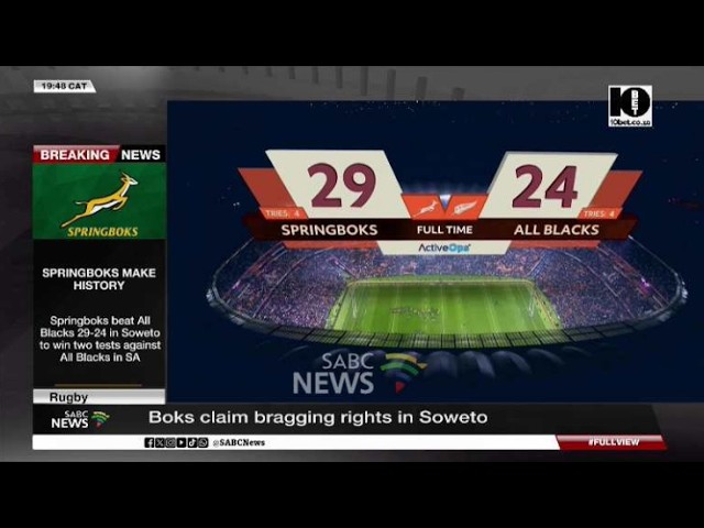 Rugby's Greatest Rivalry | Boks beat All Blacks 29-24