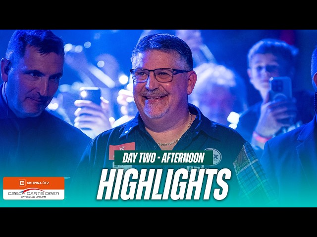 ¡SORPRESAS EN LA SEGUNDA RONDA! Momentos destacados de la tarde del día dos - Czech Darts Open 2026