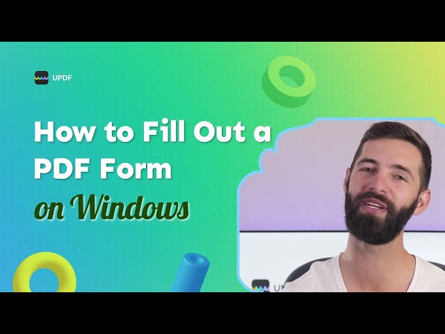 How to Fill Out a PDF Form on Windows 10/11?