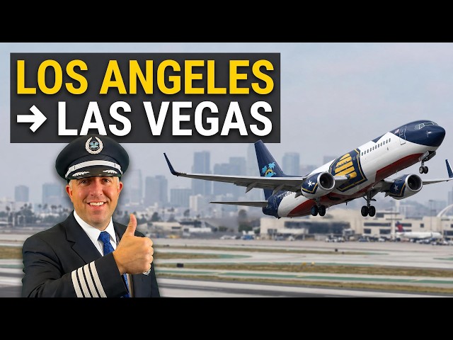 PMDG 737-800 | Los Angeles to Las Vegas | Utah Mammoth Charter