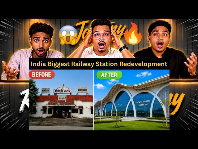 Reaction On India’s Biggest Railway Redevelopment Project 🇮🇳🚆 | ₹25,000 Crore Amrit Bharat Stations