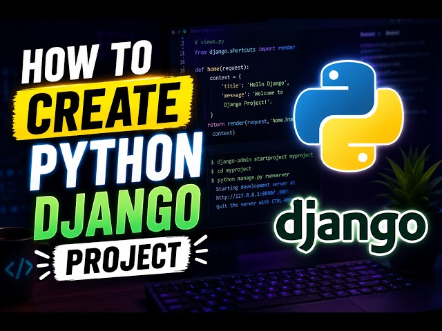how to create python django project #pythonprogramming #django #djangoprojects