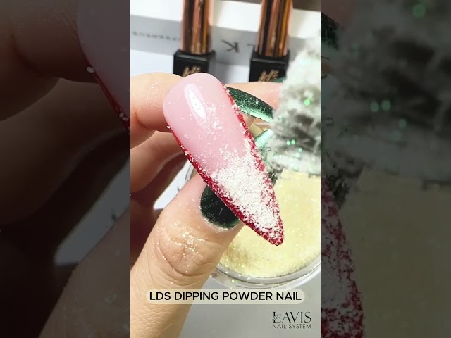 Charming Red Nail Design with Nail Charm Tutorial #fallnails #rednails