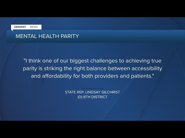 Colorado state lawmakers work to achieve mental health parity in 2026