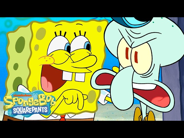 4 Hours of SpongeBob & Squidward's BEST Moments 🧽🦑 | SpongeBob