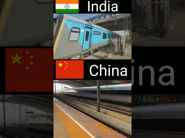 India Vs China High speed train #shorts #youtubeshorts #viral #trending #Rajdeepknowledgehub