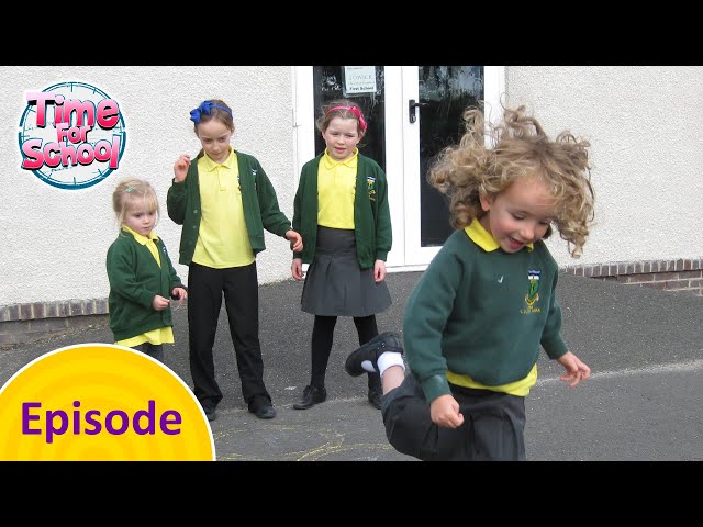 Abbie and Connor's First Day | Time For School FULL Episodes