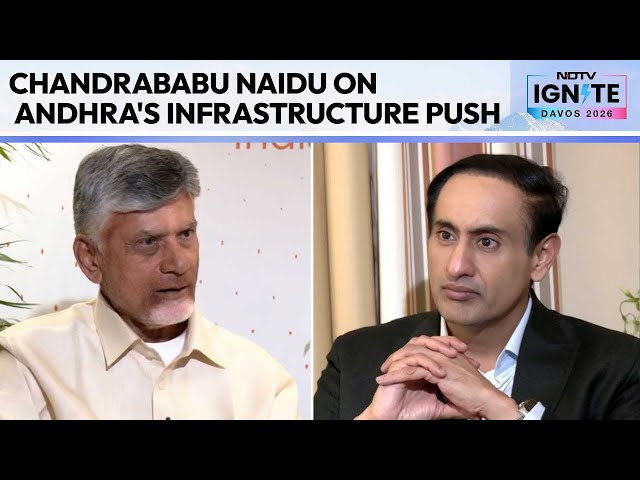 Chandrababu Naidu On Andhra's Infrastructure Push: "We've Built Supreme Infrastructure" | Davos 2026