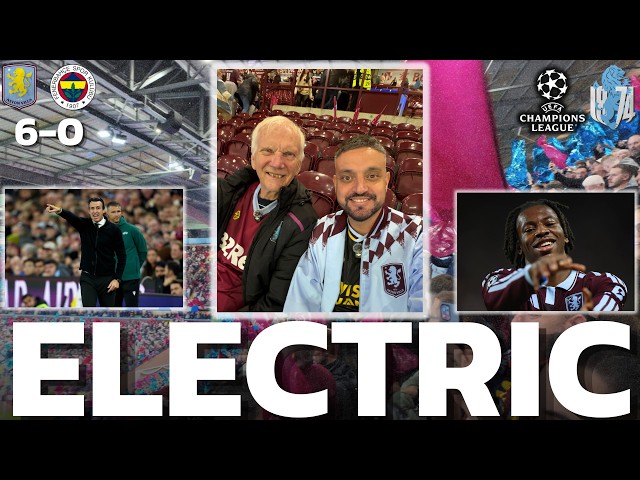 Watching Aston Villa score SIX GOALS in The UEFA Champions League!