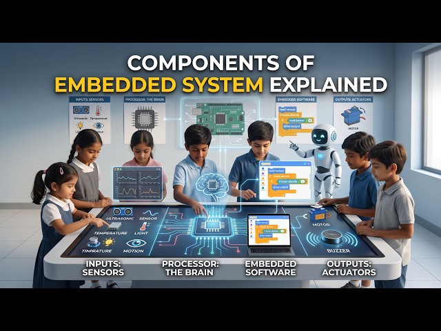 Components of Embedded System Explained | Beginner's Guide | AI & Embedded Systems Course