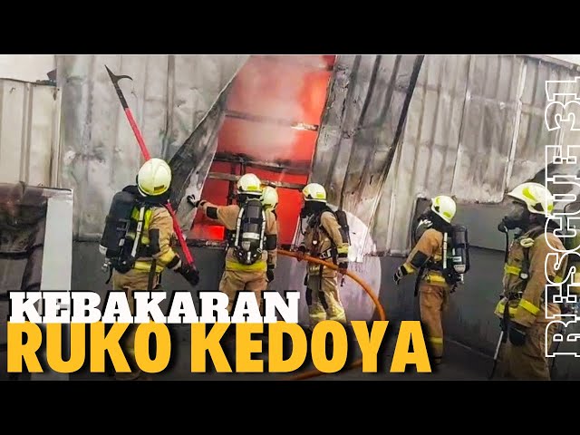 KEBAKARAN RUKO KEDOYA - POV : Petugas Damkar With DJI ACTION