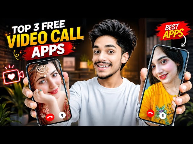 😍 Top 3 Free Video Call Apps || Best Video Call Apps with Girls | Online Video Call & Video Chat App