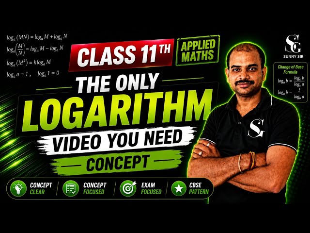 Master Logarithms in 5 Min 💥| Class 11 Fundamentals | Goyal academy 