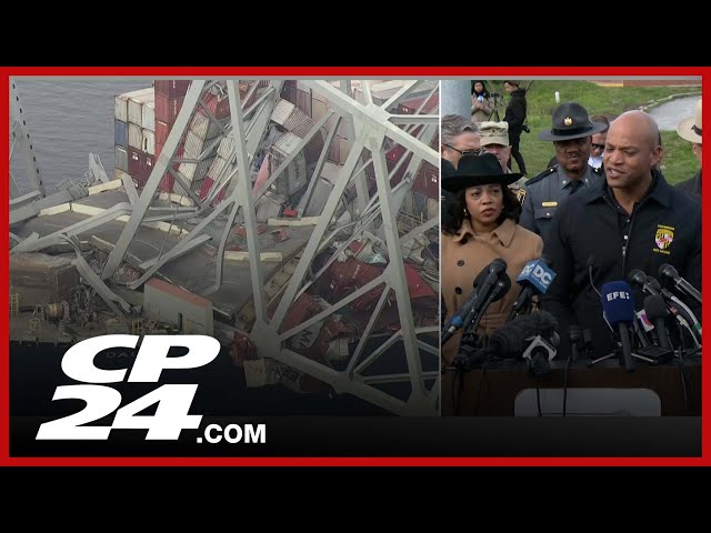 Officials provide update on Baltimore's Key Bridge collapse