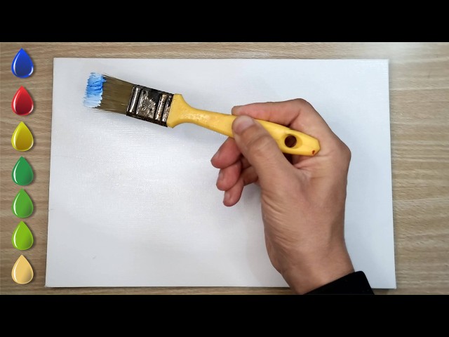The Beauty of a Countryside Afternoon (Easy) - Acrylic Painting For Beginners