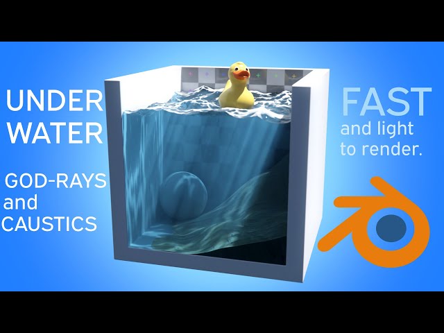 UNDERWATER GODRAYS AND CAUSTICS IN BLENDER- FAST! - TUTORIAL