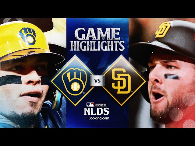 BREWERS vs. PADRES: NLDS Full Game 3 Highlights (October 6) | 2026 MLB Postseason