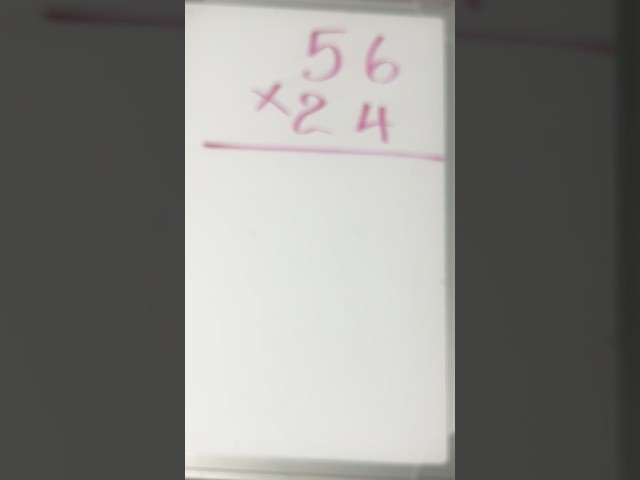 Multiplication of 2-digit numbers