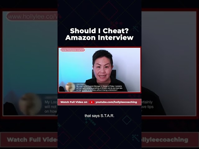 Amazon Loop Interview (Why Cheating is BAD!) | Ex-Amazon Interview Trainer  + Recruiting Leader