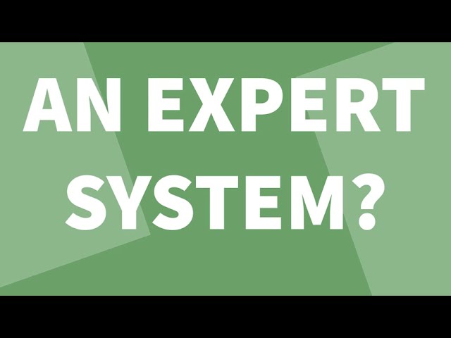What is an Expert System? Intro to AI[GCSE COMPUTER SCIENCE]