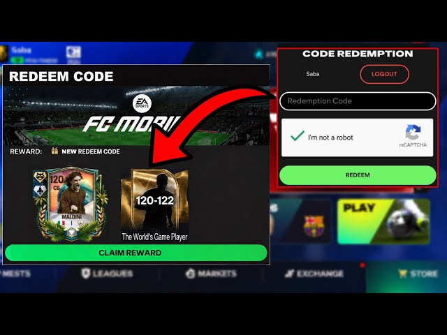  NEW FC MOBILE REDEEM CODE!!! FREE 119-120 OVR WORLD’S GAME PLAYERS IN FC MOBILE!