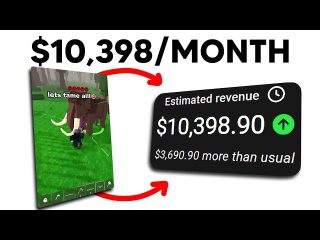 How I Make VIRAL Roblox Shorts ($10K /month)