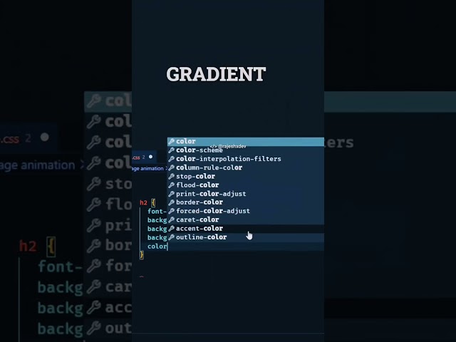🔥 Gradient Text Animation Using Pure CSS | Background Clip + Keyframes