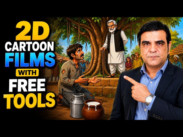 Make Viral 2D Cartoon Films With AI | Complete Tutorial