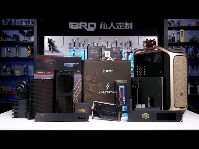 「BRO」What Does a $20,000 Custom Loop Look Like? (RTX 5090 LIGHTNING Z + 192GB RAM) #pcbuild