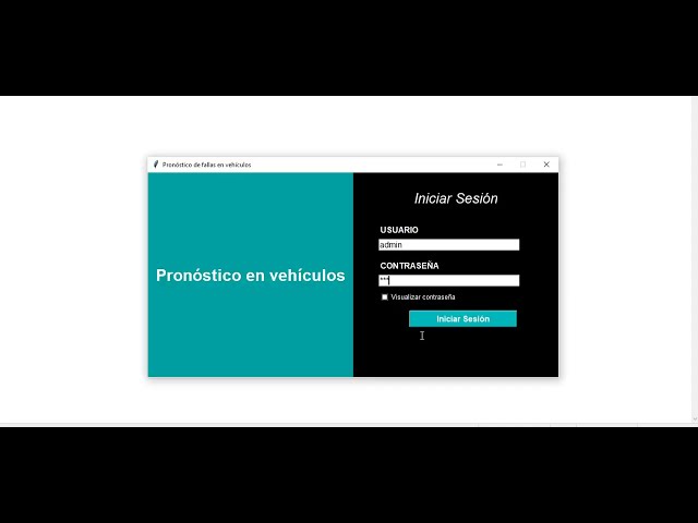 SISTEMA DE  PRONOSTICO FALLA VEHICULO PYTHON MYSQL
