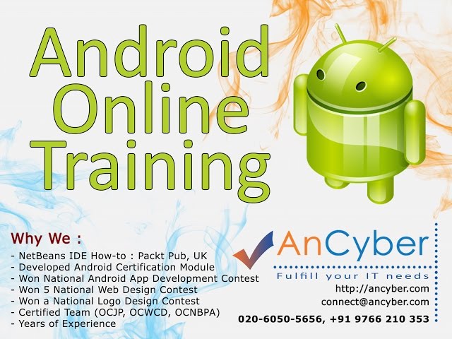 Android Online Training Session 1