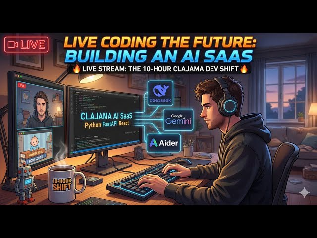 Live Coding the Future: Building an AI SaaS using Deepseek, Google Gemini & Aider