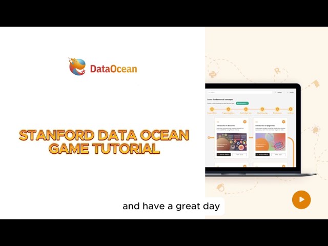Stanford Data Ocean Game Tutorial | How to Register, Play & Complete Lessons