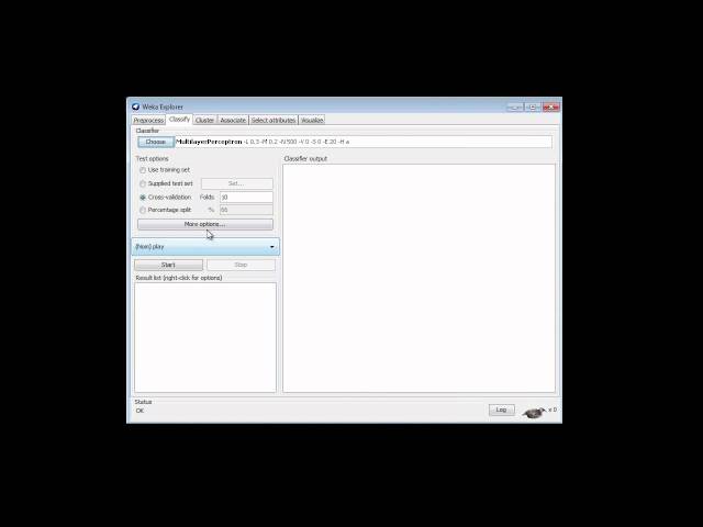 More Data Mining with Weka (5.2: Multilayer Perceptrons)